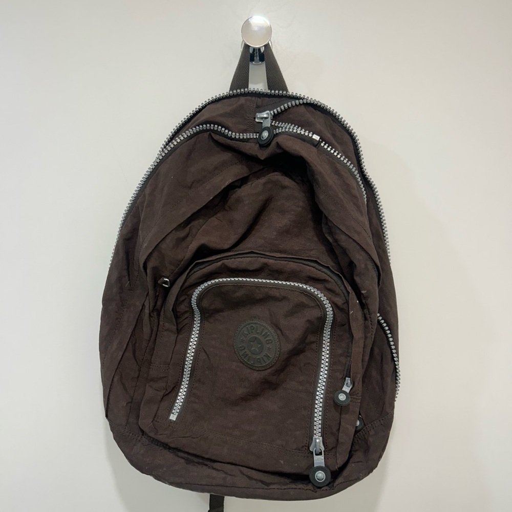 Brown Kipling Backpack - image 1
